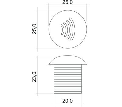 CP-Z-2 (мод. MF-I) врезной темный IronLogic считыватель Mifare, фото , изображение 3 CP-Z-2 (мод. MF-I) врезной темный IronLogic считыватель Mifare, фото [no] | domofonn.ru