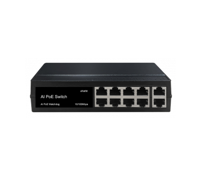 TS-S1210 Tantos PoE-коммутатор, фото  TS-S1210 Tantos PoE-коммутатор, фото [no] | domofonn.ru