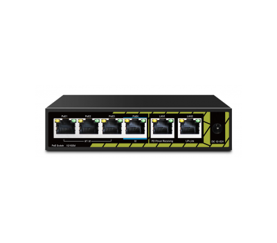 TSn-4FP6F2P Tantos PoE-коммутатор, фото  TSn-4FP6F2P Tantos PoE-коммутатор, фото [no] | domofonn.ru