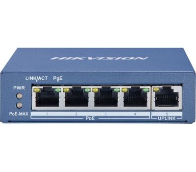 DS-3E0505P-E/M Hikvision PoE-коммутатор, фото  DS-3E0505P-E/M Hikvision PoE-коммутатор, фото [no] | domofonn.ru