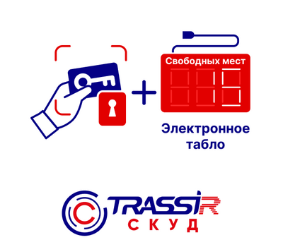 Модуль TRASSIR СКУД + Электронное табло, фото  Модуль TRASSIR СКУД + Электронное табло, фото [no] | domofonn.ru