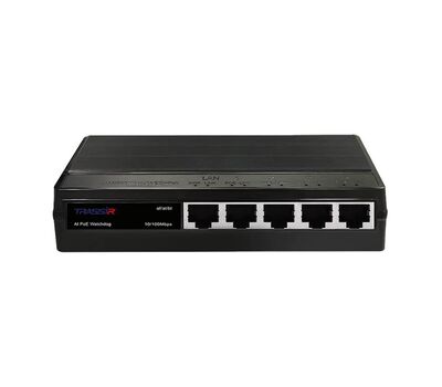 TR-NS1105-60-4POE  TRASSIR PoE-коммутатор, фото  TR-NS1105-60-4POE  TRASSIR PoE-коммутатор, фото [no] | domofonn.ru