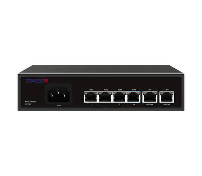 TR-NS1206-65-4PoE TRASSIR PoE-коммутатор, фото  TR-NS1206-65-4PoE TRASSIR PoE-коммутатор, фото [no] | domofonn.ru