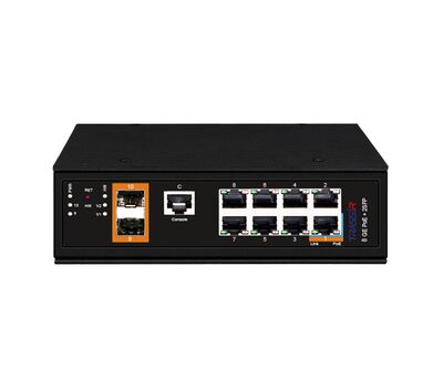 TR-NS25102S-300-8POE  TRASSIR PoE-коммутатор, фото  TR-NS25102S-300-8POE  TRASSIR PoE-коммутатор, фото [no] | domofonn.ru