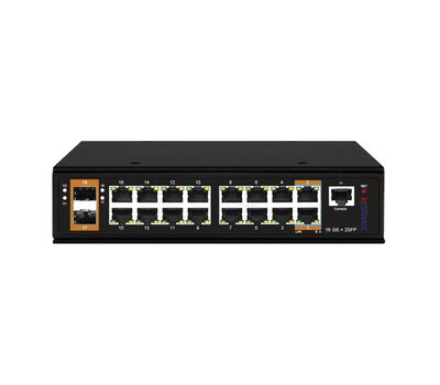 TR-NS25182S-600-16POE TRASSIR PoE-коммутатор, фото  TR-NS25182S-600-16POE TRASSIR PoE-коммутатор, фото [no] | domofonn.ru