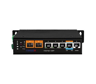 TR-NS25061S-180-4POE TRASSIR PoE-коммутатор, фото  TR-NS25061S-180-4POE TRASSIR PoE-коммутатор, фото [no] | domofonn.ru