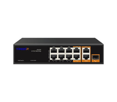 TR-NS13111S-120-8PoE TRASSIR PoE-коммутатор, фото  TR-NS13111S-120-8PoE TRASSIR PoE-коммутатор, фото [no] | domofonn.ru