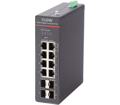 F-SW-IM612HPOE-PM-8G4GO iFLOW Сетевой коммутатор, фото  F-SW-IM612HPOE-PM-8G4GO iFLOW Сетевой коммутатор, фото [no] | domofonn.ru
