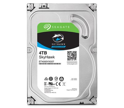 4 ТБ жесткий диск Seagate ST4000VX007 серии SkyHawk для систем видеонаблюдения, фото , изображение 2 4 ТБ жесткий диск Seagate ST4000VX007 серии SkyHawk для систем видеонаблюдения, фото [no] | domofonn.ru