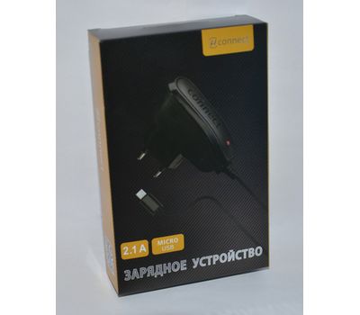 СЗУ AVconnect Micro USB 2100 mAh, цвет: чёрный, фото , изображение 2 СЗУ AVconnect Micro USB 2100 mAh, цвет: чёрный, фото [no] | domofonn.ru